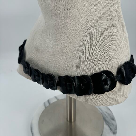 Fossil dark brown leather belt - Picture 7 of 8